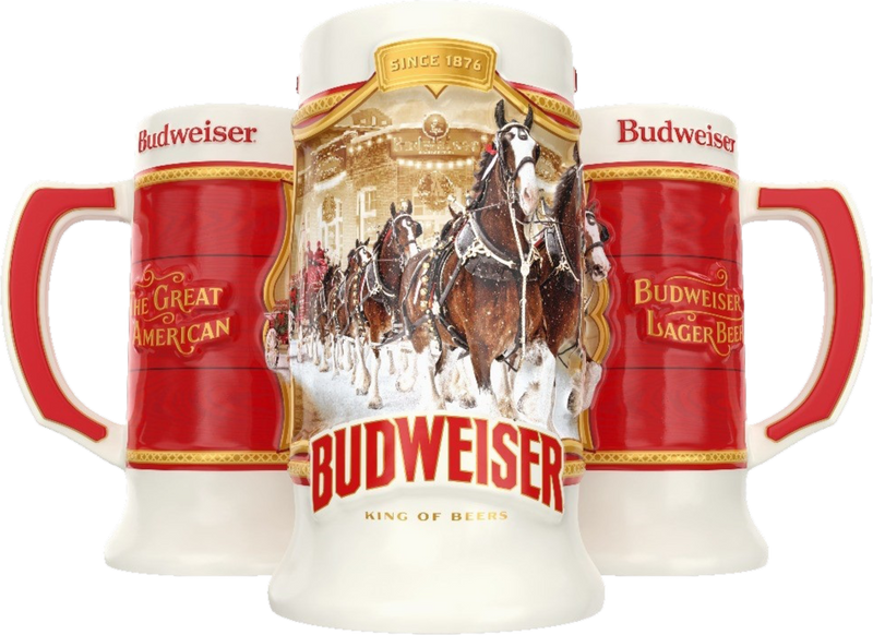 Budweiser Vintage Holiday shops Beer Stein