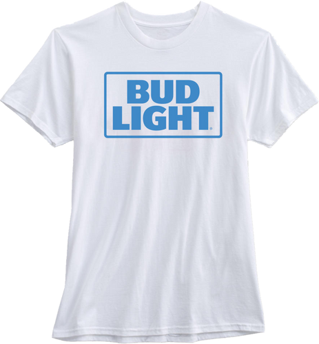 Bud Light White T- Shirt