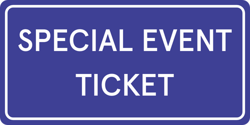 Special Event Ticket
