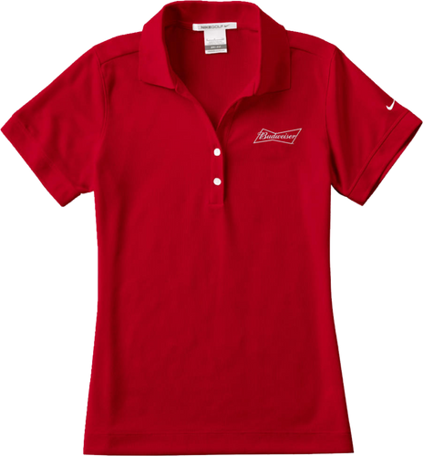 Budweiser Ladies' Red Nike Polo