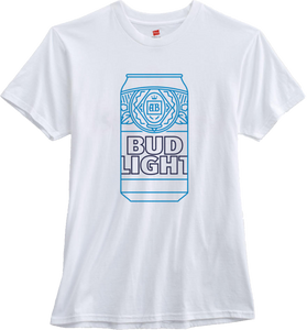 Bud Light Can White T-Shirt
