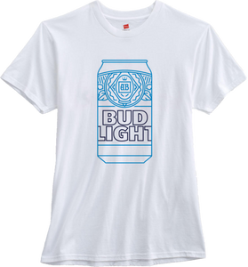 Bud Light Can White T-Shirt – EP Bud Store Bud Light Can White T-Shirt – EP Bud Store