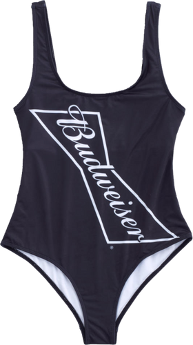 Budweiser Ladies Black Swimsuit