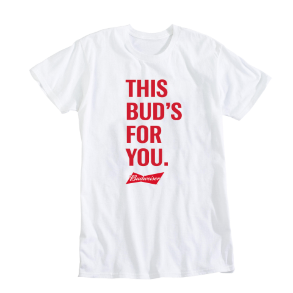 Budweiser White T- shirt – EP Bud Store