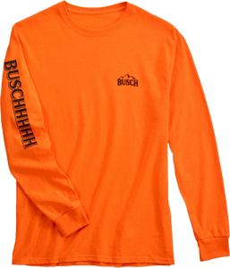 Busch Long Sleeve Orange T- shirt