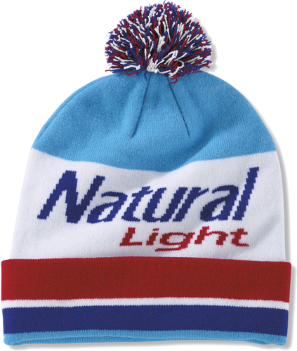 Natural Light Blue Beanie