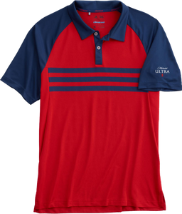 Michelob Ultra Red/ Navy Adidas Polo